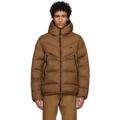 Brown Quilted Puffer Jacket