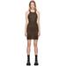 Brown Tank Minidress