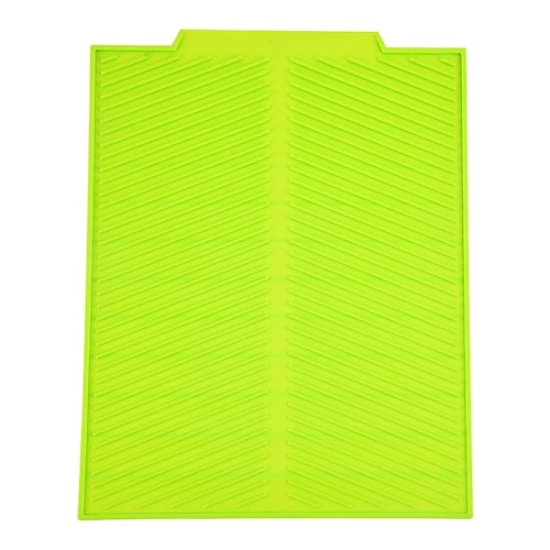 Große und kleine Silikon-Wasserfiltermatte, Trockenfilter, Tassenunterlage, Geschirrmatte, Wasserhahn, Wasserfilterunterlage, wasserdichtes Geschirr Image