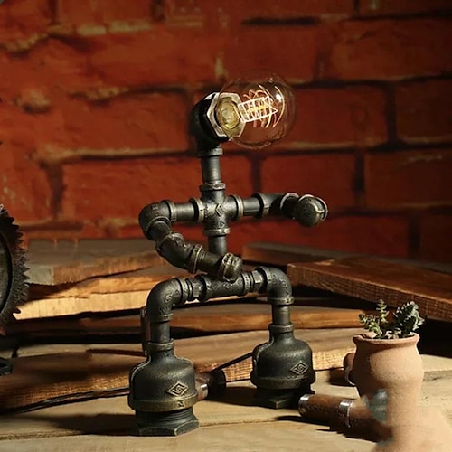 Nachttischlampe, Tischlampe, moderne Retro-Tischlampe, 1 Stück, Nachttischlampe für Nachttisch, Schlafzimmer, Wohnzimmer, Kinderzimmer, Studentenwohnheim, 85–265 V Image