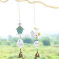 Yirtree Wind Chimes Attractive Pleasant Voice Decorative Bird House Cage Wind-bell Home Pendant Ornament for Balcony