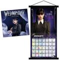 Trends International 2024 Wednesday Wall Calendar Wall Calendar & Magnetic Frame