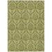 Addison Rugs Chantille ACN572 Green 8 x 10 Indoor Outdoor Area Rug Easy Clean Machine Washable Non Shedding Bedroom Living Room Dining Room Kitchen Patio Rug