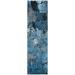 Addison Rugs Chantille ACN558 Blue 2 3 x 7 6 Indoor Outdoor Runner Rug Easy Clean Machine Washable Non Shedding Entryway Hallway Living Room Dining Room Kitchen Patio Rug