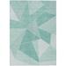 Addison Rugs Chantille ACN636 Teal 8 x 10 Indoor Outdoor Area Rug Easy Clean Machine Washable Non Shedding Bedroom Living Room Dining Room Kitchen Patio Rug