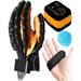 Hand Rehabilitation Robot Gloves for Stroke Salario Hemiplegia Finger Exerciser Hand Strengthener Stroke Recovery Equipment with Mirror Glove Left Hand L