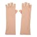 1 Pair of UV Protection Arm Sleeves Summer Arm Sleeves Half Finger Arm Sleeves Cycling Arm Sleeves