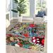 Office Rug Colorful Rugs Large Rugs Outdoor Rugs Soft Rugs Graffiti Rugs Entry Rug Bedroom Rugs Colorful Graffiti Rugs Thin Rug 5.2 x7.5 - 160x230 cm