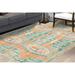 Orange Rugs Colorful Rugs Turquoise Rug Vintage Style Rug Turkish Rug 3D Printeds Rug Decorative Rug Large Rug Colorful Rug 2.6 x9.2 - 80x280 cm