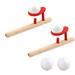 Jianshyue Kids Wooden Toys Nostalgic Gadgets Fun Wooden Pipe Balance Blowing Ball ToysY2208257931