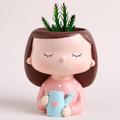 Lhxiqxz Face Flowerpot Indoor And Outdoor Plants With Ceiling Flowerpot Flowerpot Face Flowerpot Head Flowerpot