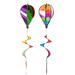 4 Pcs Garden Decoration Outdoor Layout Pendants Playset Toy Party Hot Air Balloon Windmill Ornaments Spinner Pvc