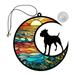 1 Set Dog Moon Hanging Pendant Dog Moon Decoration Tree Window Hanging Dog Remembrance Ornament