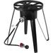 High-Pressure Outdoor Propane Burner Gas Cooker - High pressure adjustable regulator - 360 degree windscreen protection