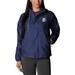 Women's Columbia Navy Detroit Tigers Flash Challenger Full-Zip Windbreaker Jacket