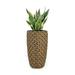 Wicker Planter with Self-Watering System - 10.89 - Elevate your garden with this eco-friendly UV-resistant wicker planter!