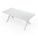 Outdoor Dining Table with Aluminum Legs - 61.29 - Elevate your outdoor dining experience with style and comfort