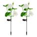 solacol Solar Lights Outdoor Solar Lights Solar Lights For Outside Solar Lights Outdoor Waterproof Garden Decor Garden Lights Flower 2Pcs Flower Lights Outdoor Yard Decoration Lights Landscapes Lamp F