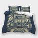 Game Handle Printed Comforter Cover Pillowcase Gamer Bedroom Decor Luxury Home Bedclothes Full (80 x90 )