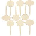 30 Pcs Wooden Flower Brand Flowerpot Tags Gardening Supplies Labels Pots for Plants Stakes Flowers