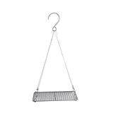 koolsoo BBQ Grill Rack Barbecue Mesh Cooking Grate Cooking Baking Equipment Backpacking BBQ Grill Grate Grid Multifunctional Grill Mesh and Chain
