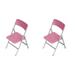 2 PCS Dollhouse Folding Chair DIY Foldable Toy Chairs Miniature Furniture Tiny Child