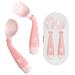Baby Learn To Eat Training Spoon Twist Elbow Fork Spoon Set Baby Food Supplement Spoon Curved Children s Tableware