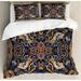 Ambesonne Paisley Historical Moroccan Florets Duvet Cover Set