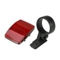 Unique Bargains Bike Reflectors 3.1cm 1.22 ID Bicycle Warning Reflector Safety Reflectors Bike Accessories Plastic Red