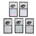 Stickers Earrings for Little Girls Face Rhinestone Eye Child Toddler Acrylic 5 Sheets