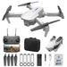 PRINxy FPV Drone with 1080P Camera WIFI FPV RC Quadcopter with Headless Mode Follow Me Altitude Hold Toys Gifts for Kids Adults Gray