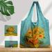 Museum Van Gogh Famous Painting Series Shopping Bag Folding Picture Scroll Bag