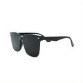 1pc Men s Vintage Oval UV400 Sunglasses Decorative Eyewear For All Seasons