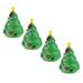 Kids Wind-up Toy Christmas Party Supplies Clockwork Tree Stocking Stuffers Child Abs 4 Pcs