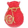 2 Count Lucky Bag Ornaments Gifts Models Fortune Resin Handmade Money Lucky-bag Decor Feng Shui Pot New Year The Child