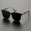 1pc Men s Vintage Oval UV400 Sunglasses Decorative Eyewear For All Seasons