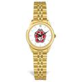 Women s Gold South Dakota Coyotes Rolled Link Watch