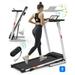 Foldable Treadmill Desk Combo - 74.0 - Stay active and productive at home!