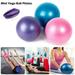 Mini Exercise Yoga Ball 9 Inch Small Gym Ball with Inflatable Straw for Yoga Pilates Stability Physical Therapy Stretching and Core Training Improves Balance Strength