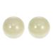 2 Pcs Jade Fitness Ball Massage Decor Hand Gym Gift Elder Portable Meditation Decorative Craft Manual