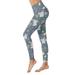 VBARHMQRT Yoga Pants with Pockets for Women Capri Easter Day for Rabbit Print High Waist Yoga Pants Leggings Tights Compression Yoga Running Fitness High Waist Leggings Bootcut Yoga Pants for Women