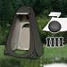 kesoto Privacy Tent Changing Room for Single Person Foldable Shower Tent Mobile Toilet with Carrying Bag for Tailgate Camping Hiking Black