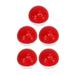 5pcs Golf Sports Training Balls 2 Color Golf Putting Practice Ball Set Double Layer Golf Gift Ball for Home Hotel Red and White