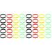 Silicone Bracelet 100 Pcs Pure Color Rubber Mens Bracelets Stretch Appliques Embellishments Man