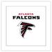 Gallery Pops NFL Atlanta Falcons - Primary Mark Logotype Wall Art White Framed Version 12 x 12