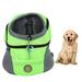 Comfortable Dog Cat Carrier Backpack Backpack For Small Dogs And Cats Puppy Pet Front Pack Pet Knapsack Ventilation Comfort Spacious Environmental For Hiking Outdoor Travel xl-green