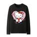 Sanrio Long-sleeved T-shirt Women 2024 New Cinnamon Dog Kulomi Melody Co-branded Clothes Pure Cotton T-shirt Tide