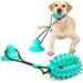 Dog Chew Toy with Suction Cup for Aggressive Chewers Puppy Training Treats Food Dispensing Toothbrush Pet Teeth Cleaning Rope Toys for Small Medium Dogs(Green)