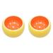 Fruit Feeder 2 Pack Ceramics Pet Food Storage Container Containers Hamster Bowl