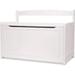 Wooden Toy Chest - White Furniture for Playroom - Kids Toy Box Wooden Storage Organizer Children s Furniture